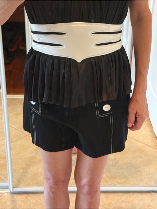 Alaia 3 buckle wide belt